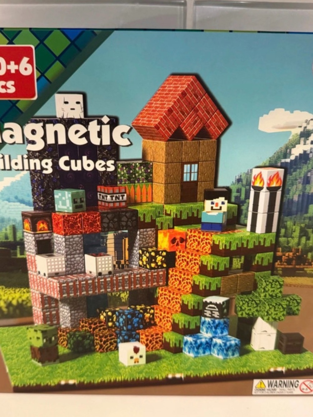 200 pcs Magnetic Building Blocks with 6 Base Plates